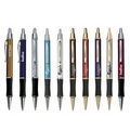 Sundance Metal Click Action Ballpoint Pen w/ Chrome/Gold Trim